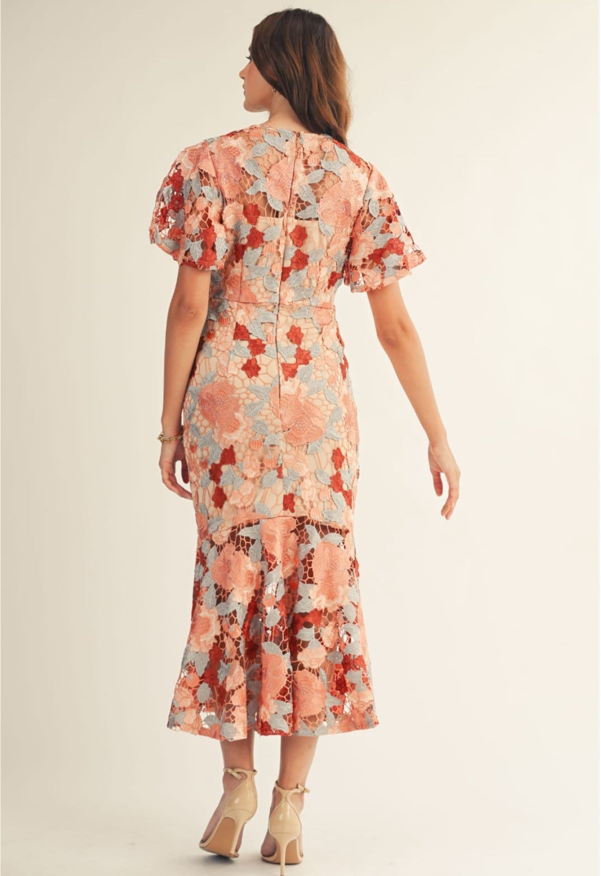 VESTIDO ROSADO ESTAMPADO