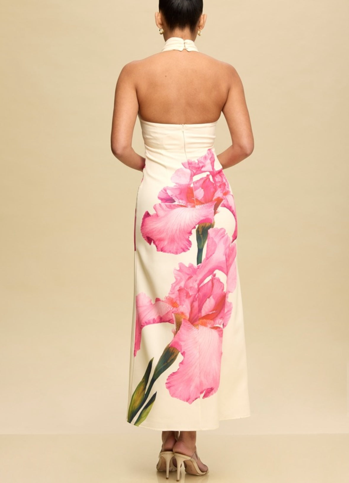 VESTIDO IVORY FLOR