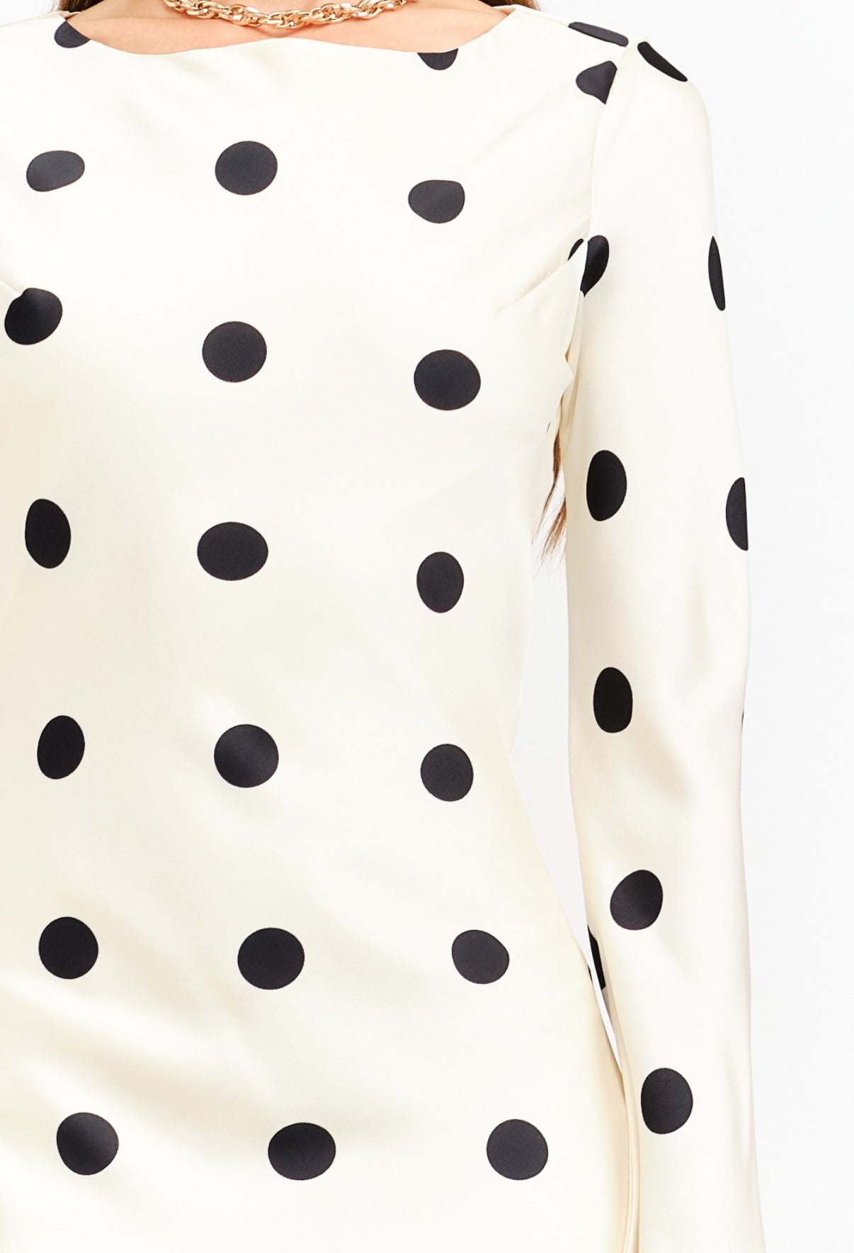 VESTIDO IVORY POLKA DOTS