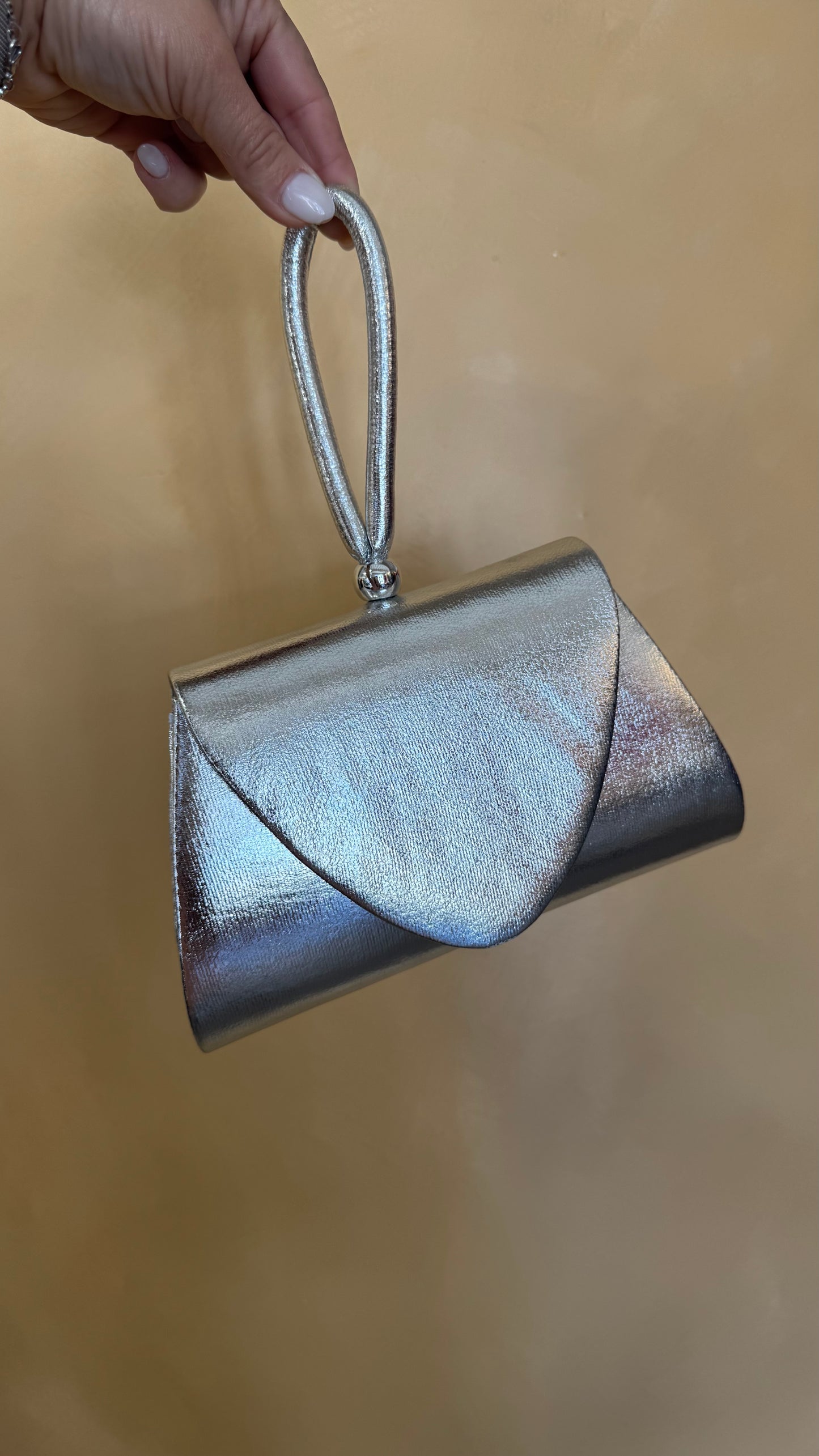 BOLSO PLATEADO
