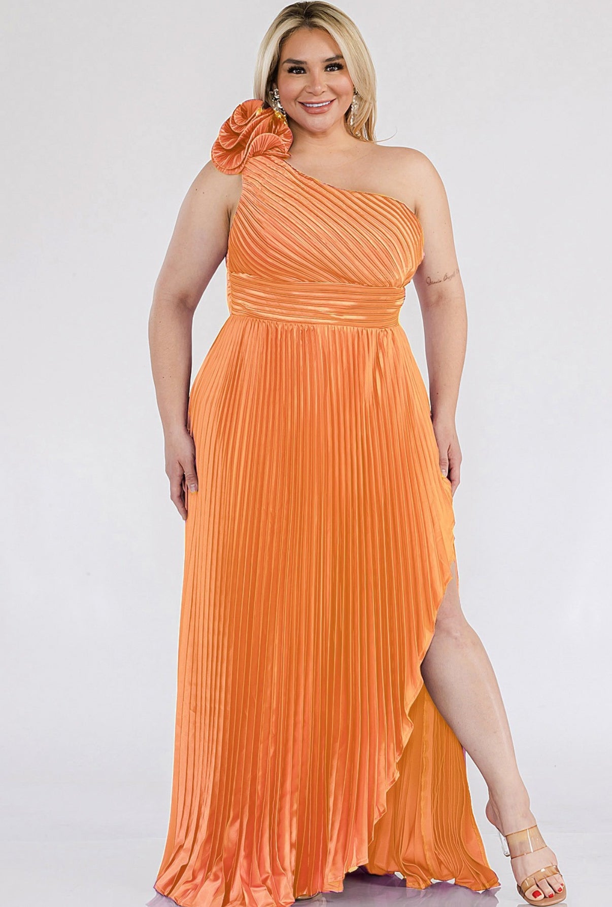 CECILIA VESTIDO NARANJA
