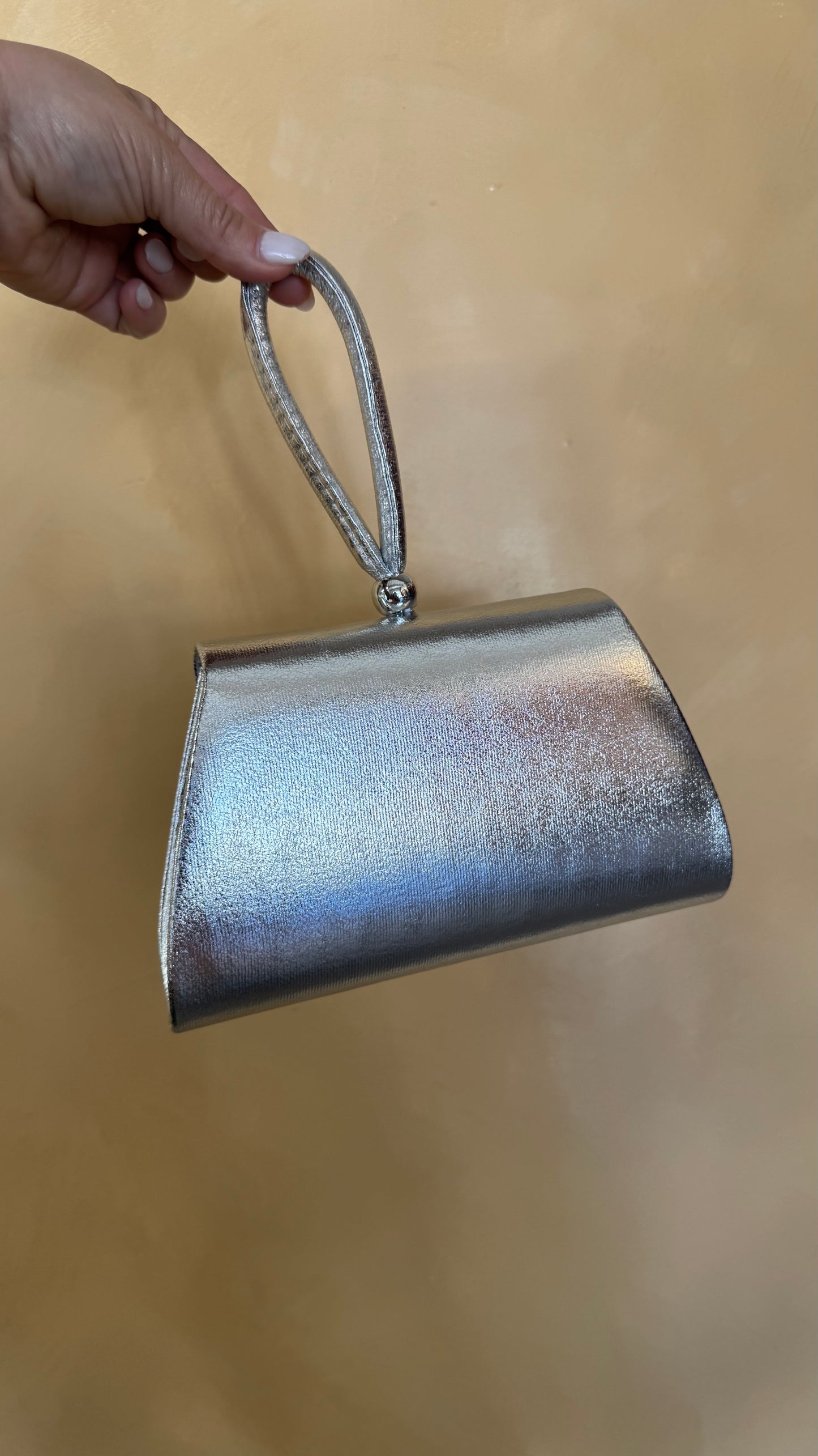 BOLSO PLATEADO