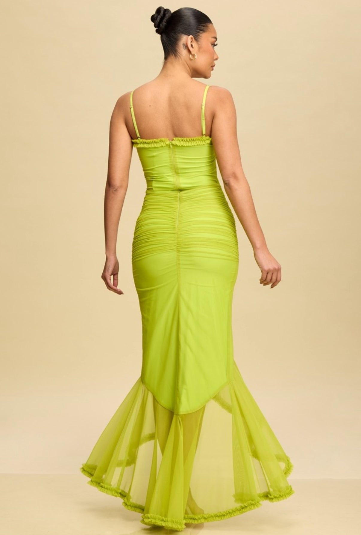 ARIEL VESTIDO VERDE LIMA