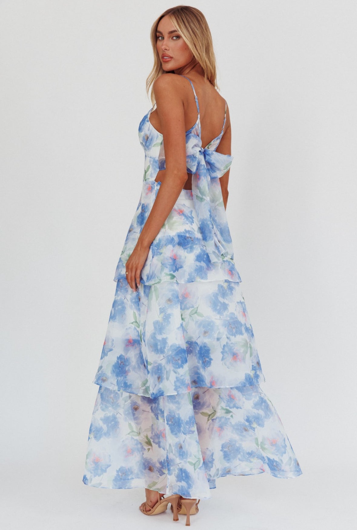 NAOMI VESTIDO AZUL ESTAMPADO