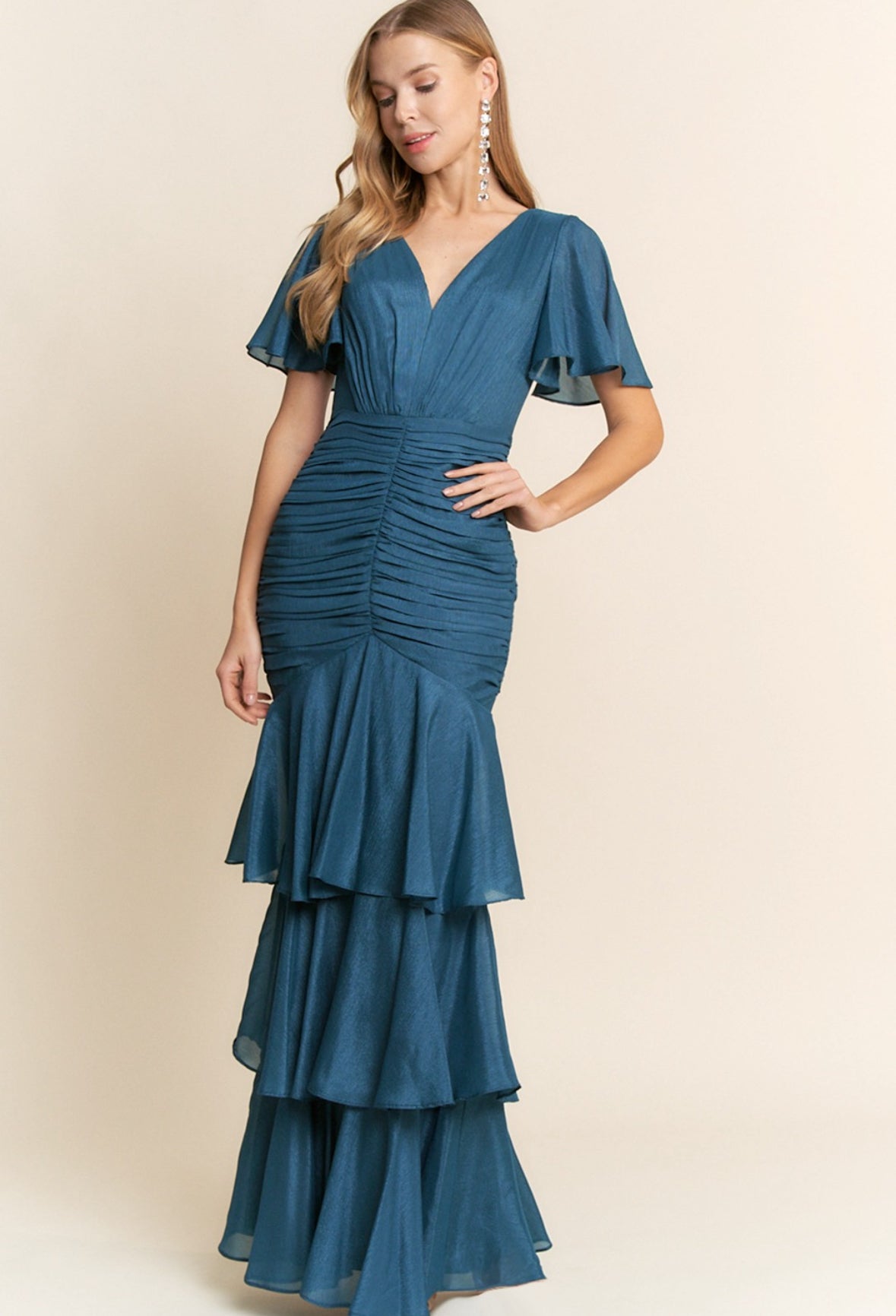 EMILIA VESTIDO AZUL TEAL
