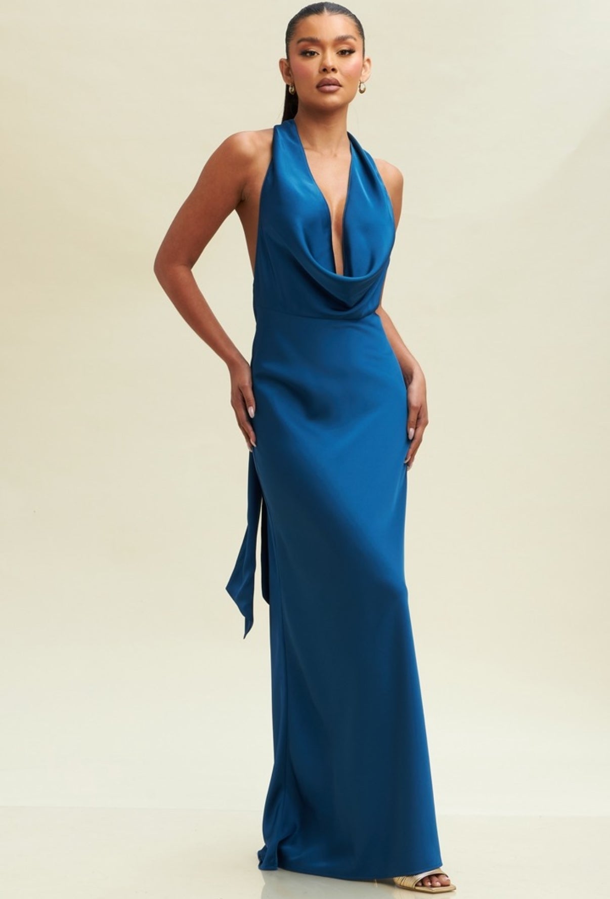 CAROL VESTIDO AZUL TEAL