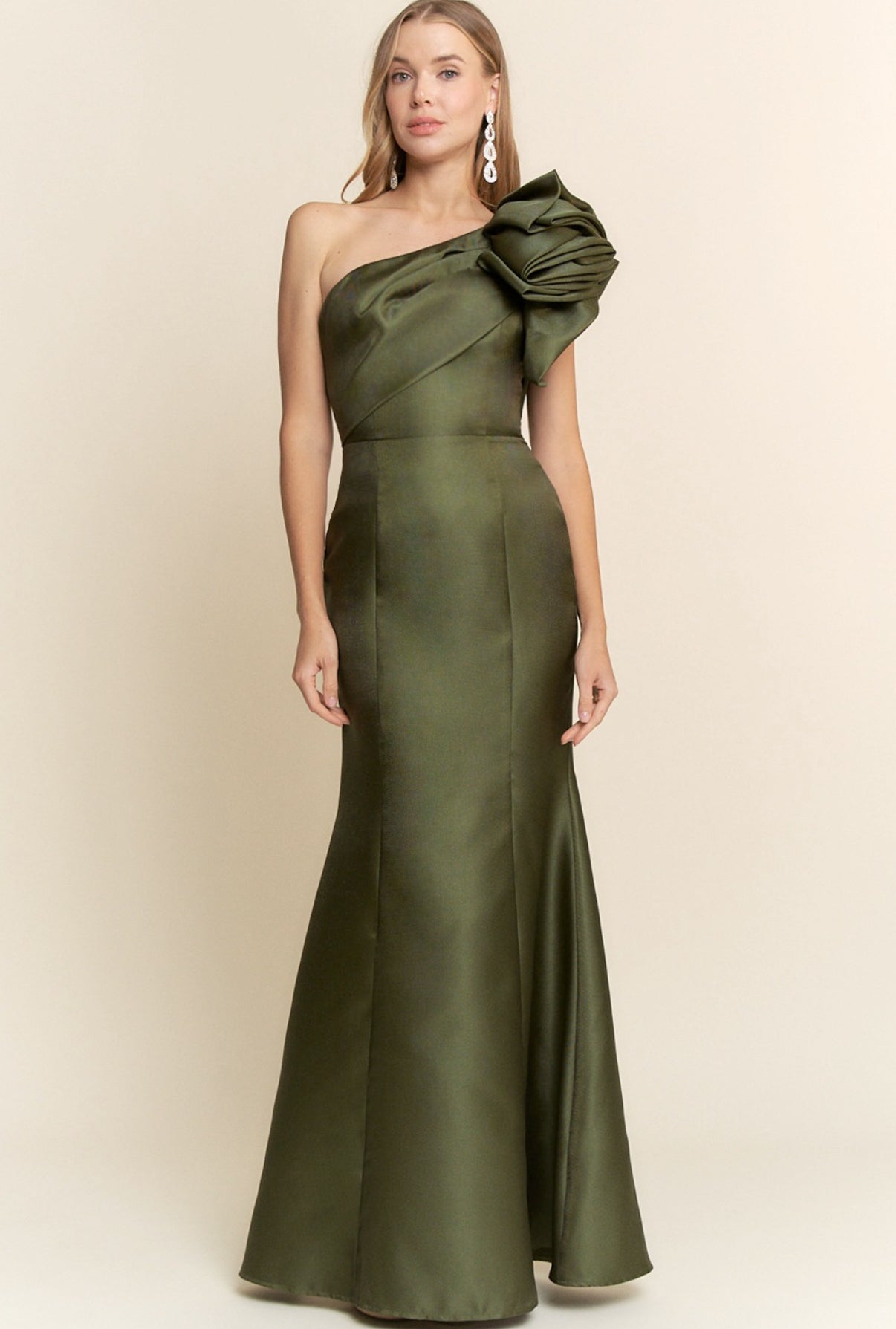 ALICIA VESTIDO VERDE OLIVO