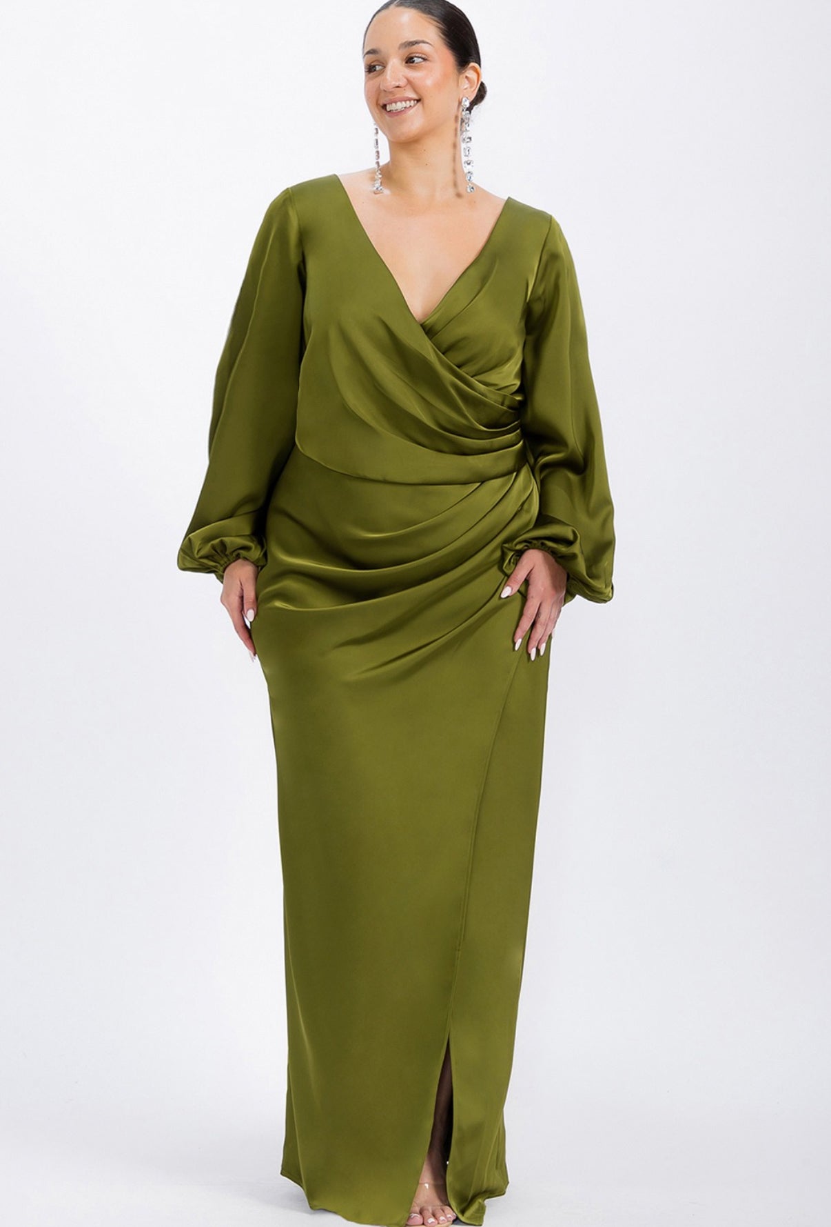 ARLET VESTIDO VERDE OLIVO