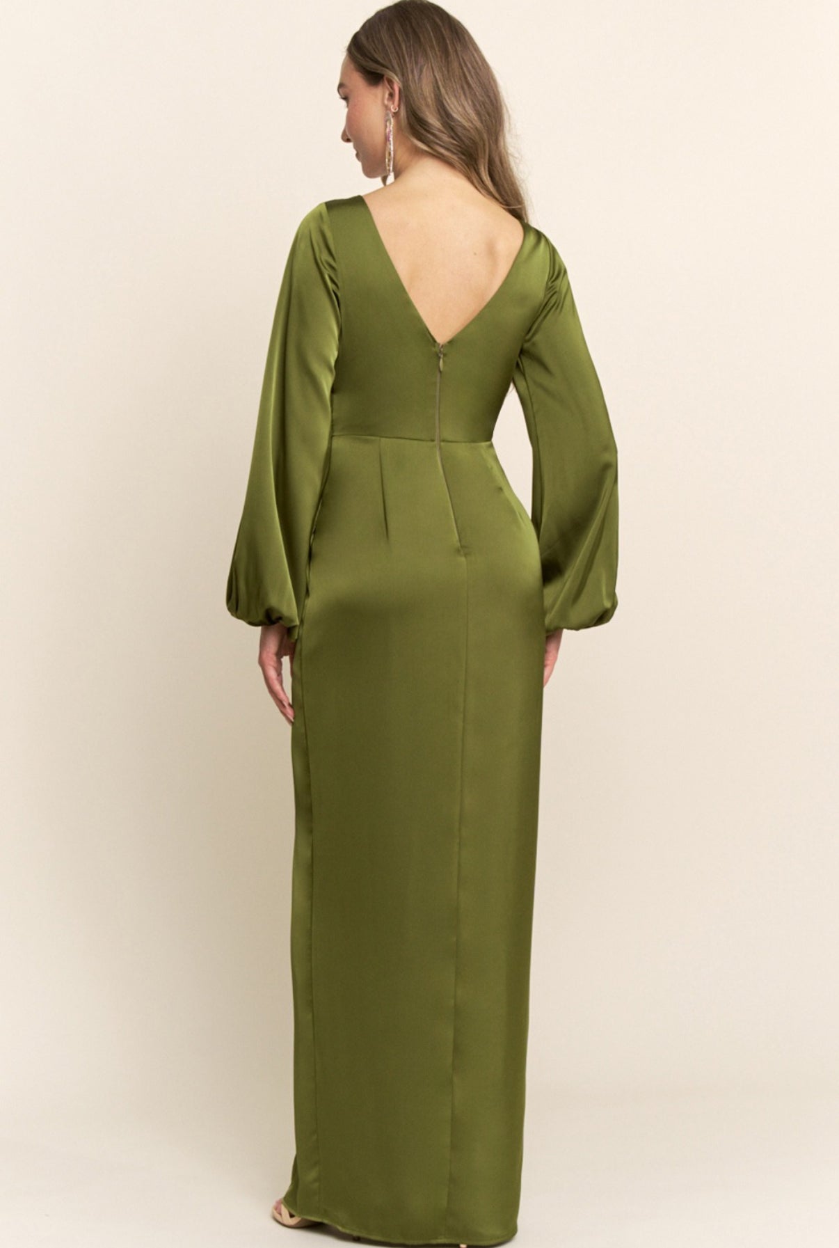 ARLET VESTIDO VERDE OLIVO