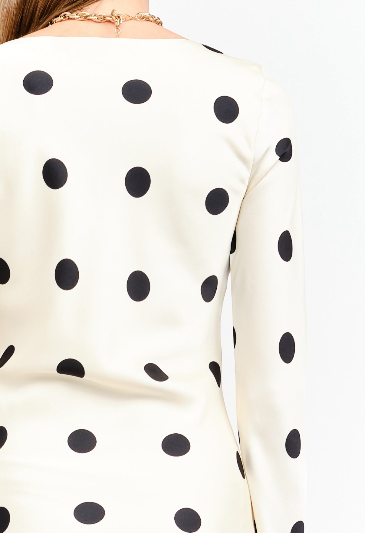 VESTIDO IVORY POLKA DOTS