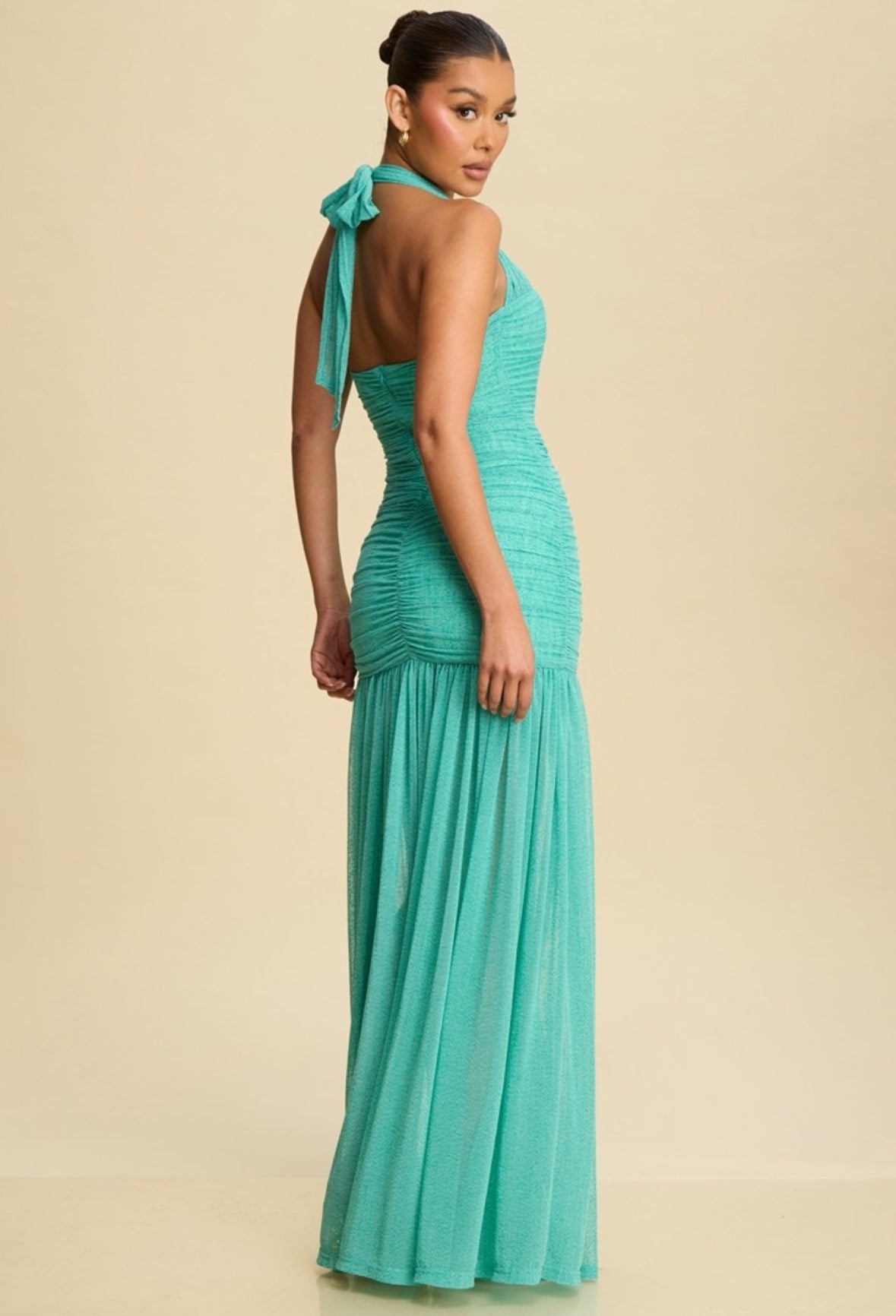 ARIANA VESTIDO AZUL TURQUESA