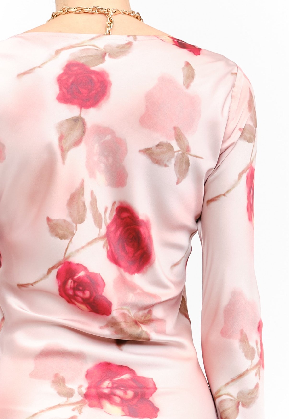 VESTIDO ROSA ESTAMPADO