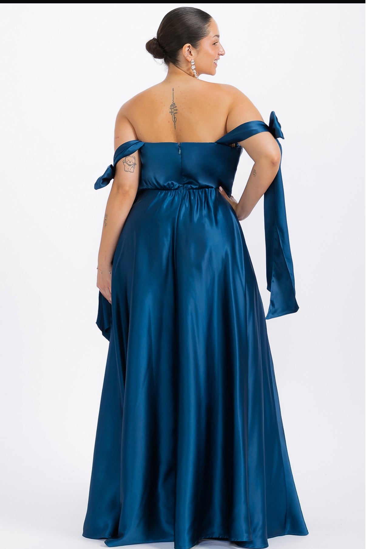 ARANTZA VESTIDO AZUL TEAL