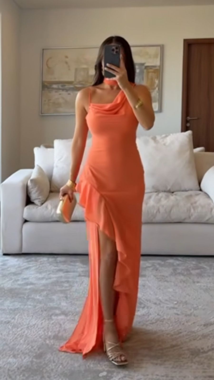 AGNES VESTIDO NARANJA