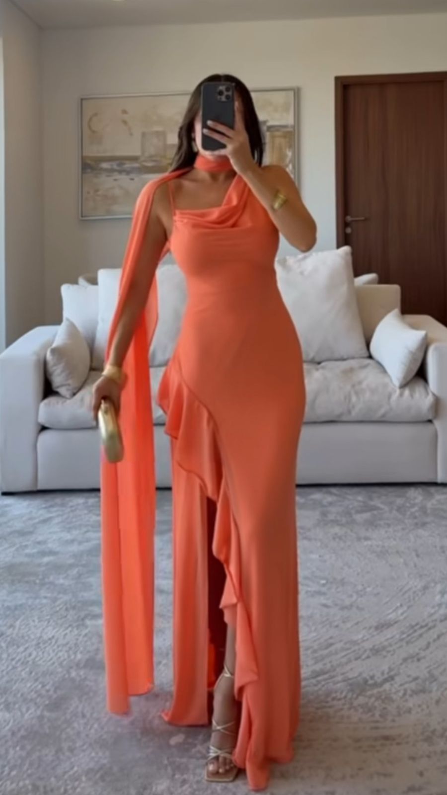 AGNES VESTIDO NARANJA