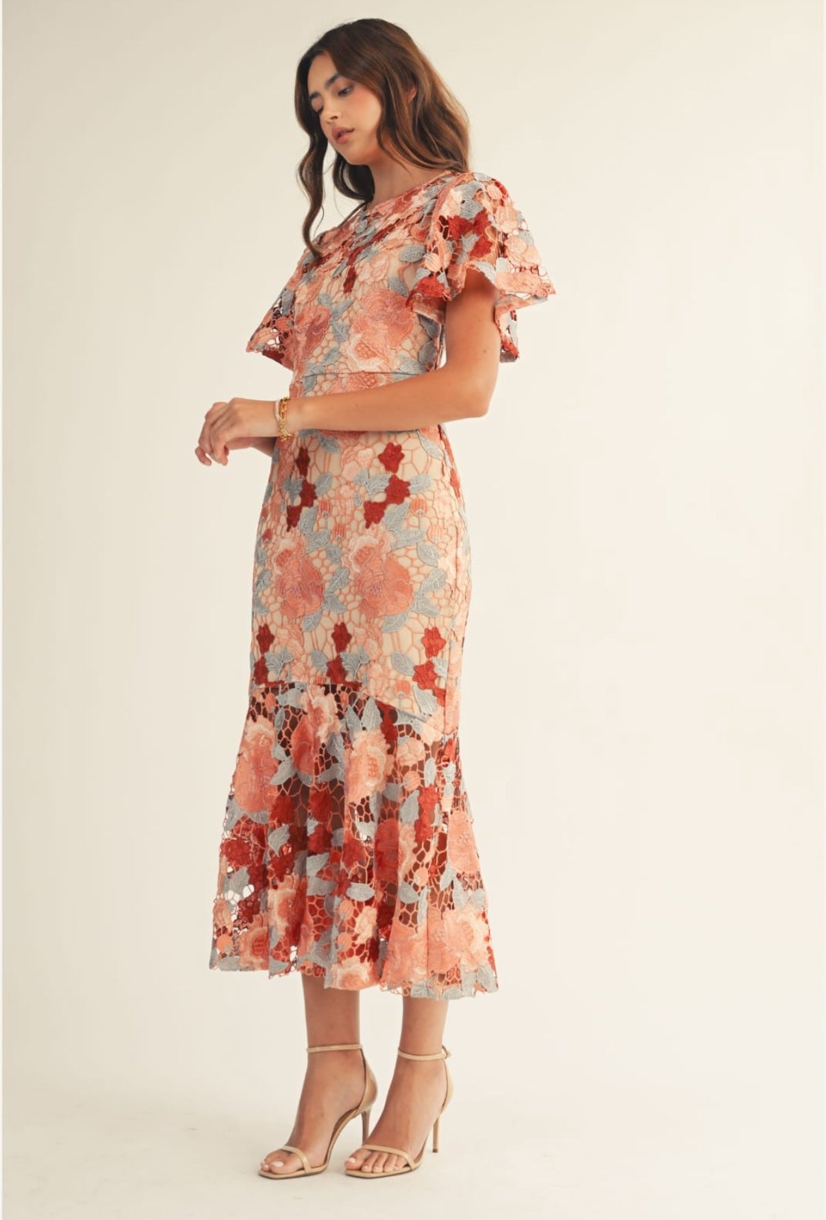 VESTIDO ROSADO ESTAMPADO