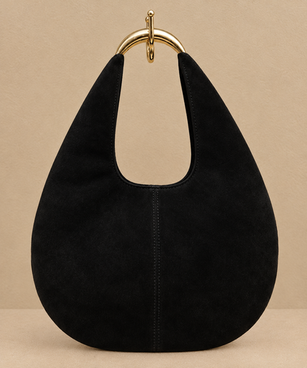 BOLSO NEGRO GAMUZA
