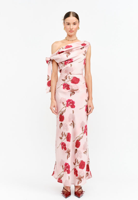 VESTIDO ROSA ESTAMPADO