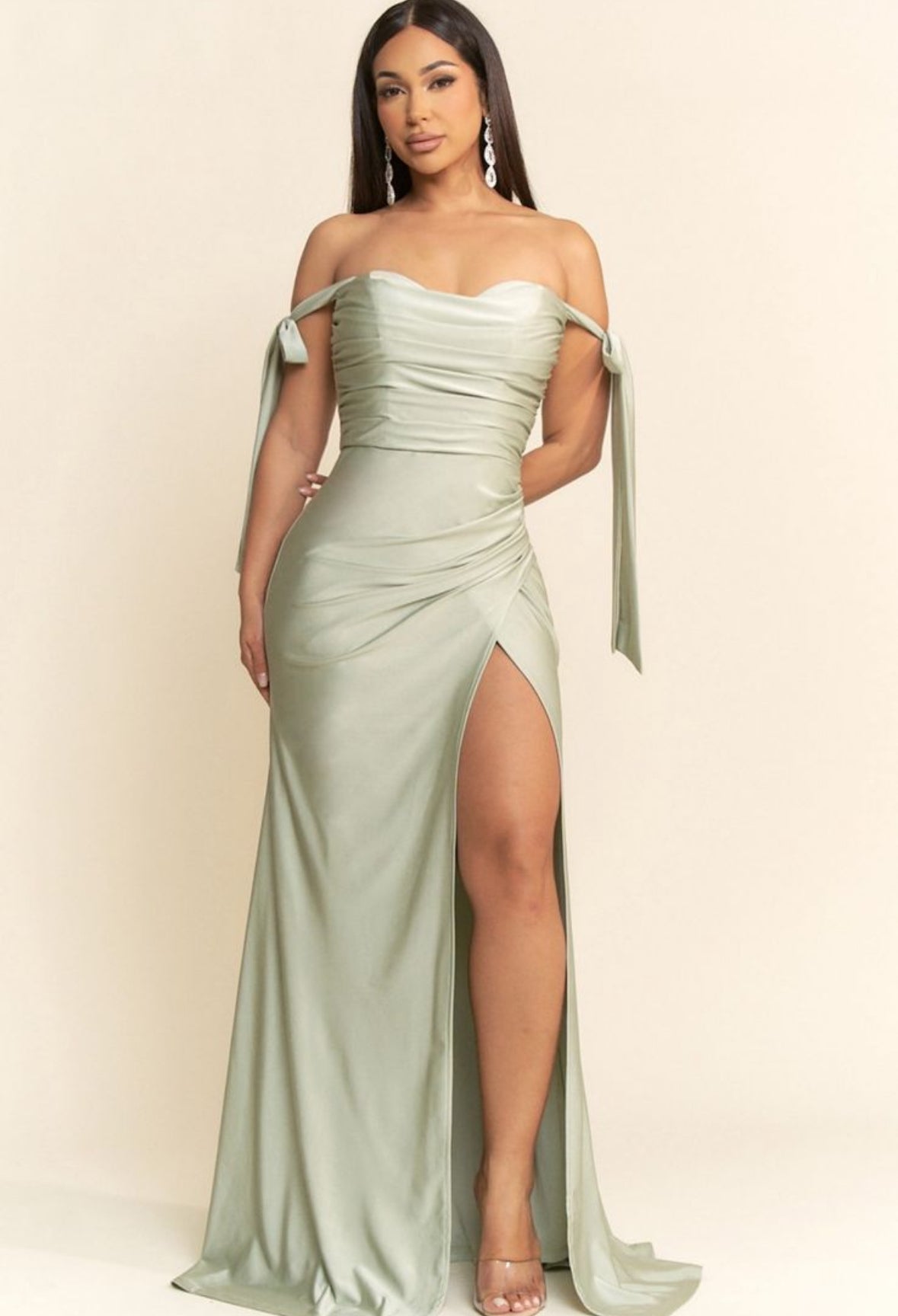 AMAYA VESTIDO VERDE SAGE