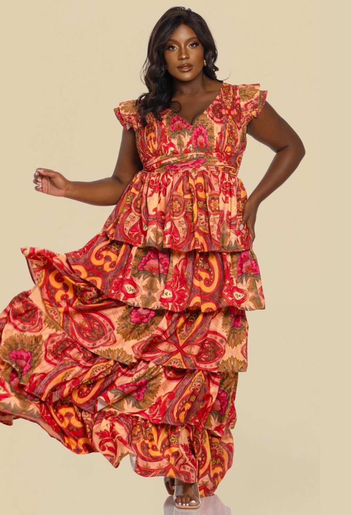 AMAYRANI VESTIDO ESTAMPADO