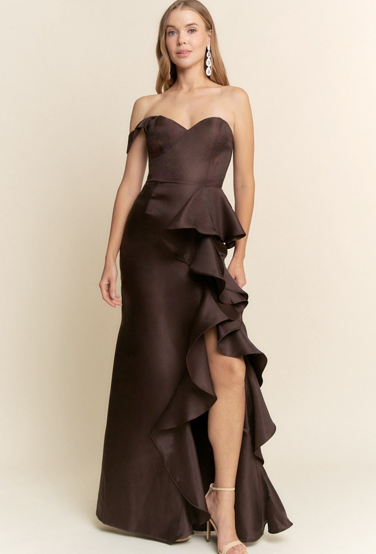 CONSTANZA VESTIDO MARRÓN