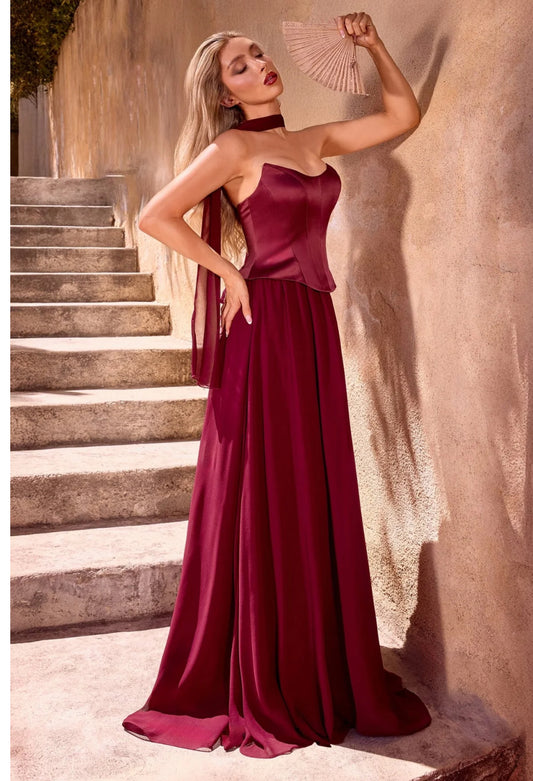 VESTIDO VINO