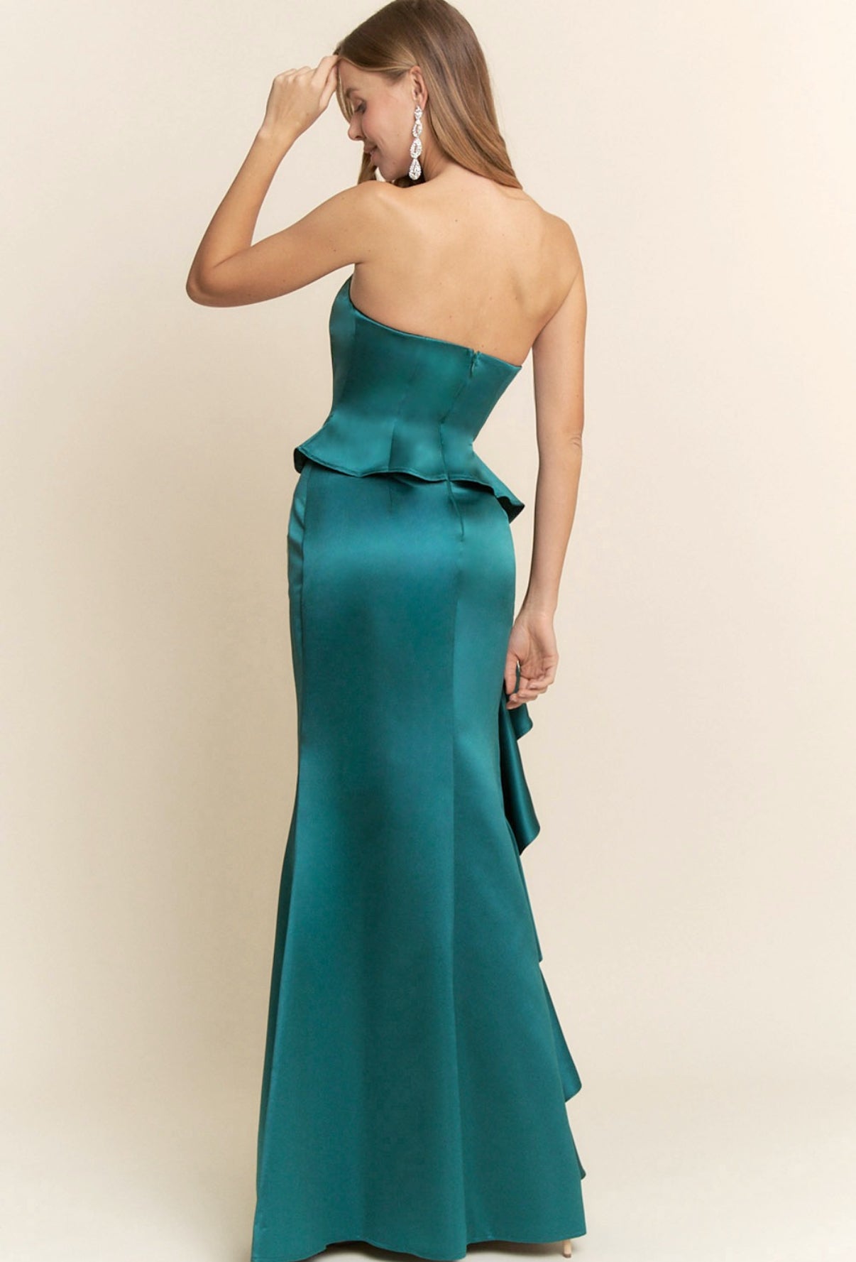 ÁFRICA VESTIDO VERDE ESMERALDA