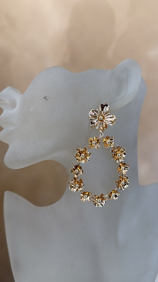 ARETE DORADO FLORES