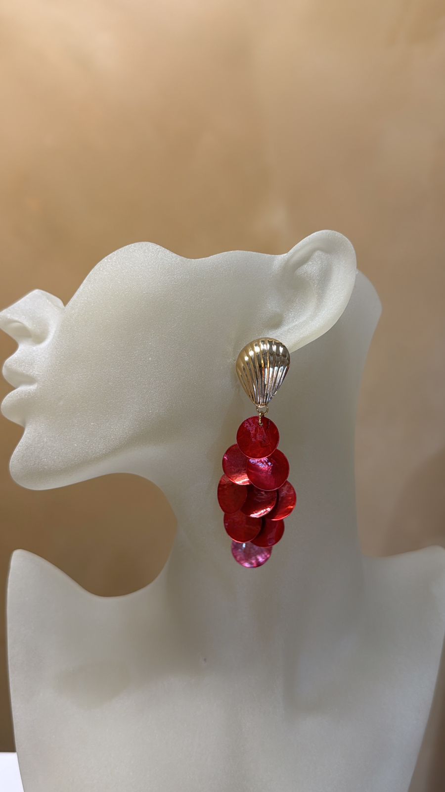 ARETE CONCHA ROJO
