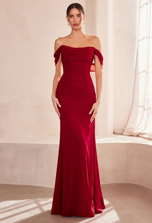 BRIGITTE VESTIDO VINO