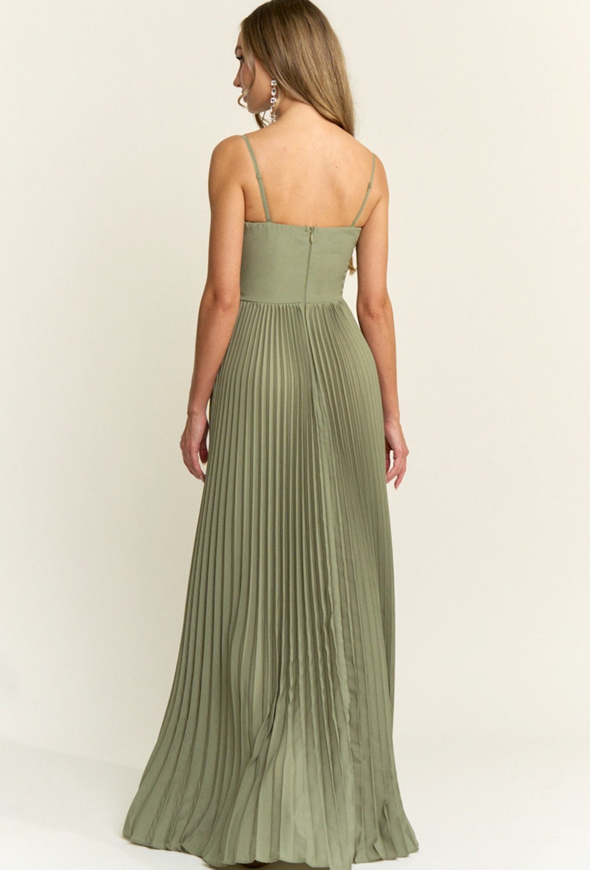 VESTIDO VERDE SAGE