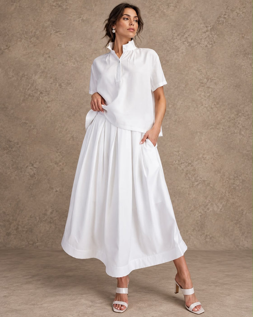 SET FALDA BLANCA