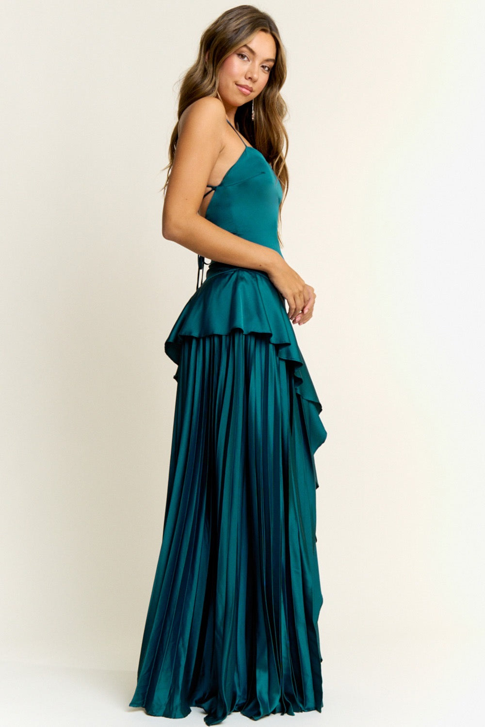 DEBORA VESTIDO VERDE ESMERALDA