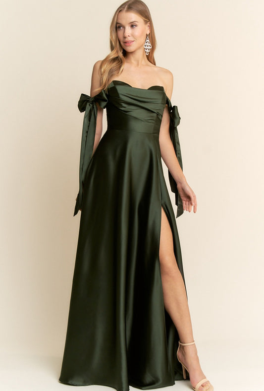 ARANTZA VESTIDO VERDE OLIVO