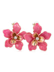 ARETE FLOR ROSA