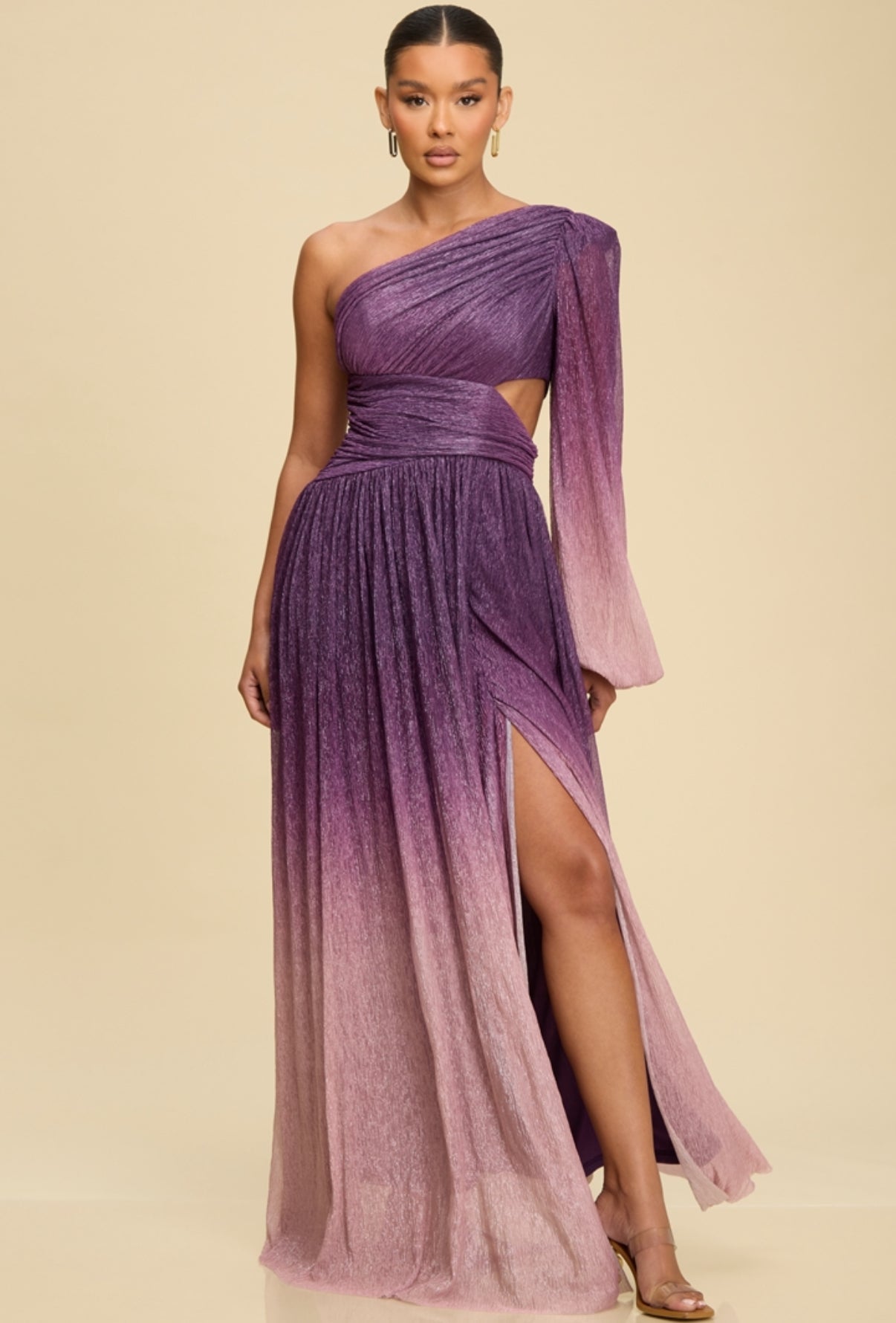 ATHENEA VESTIDO MORADO ROSA