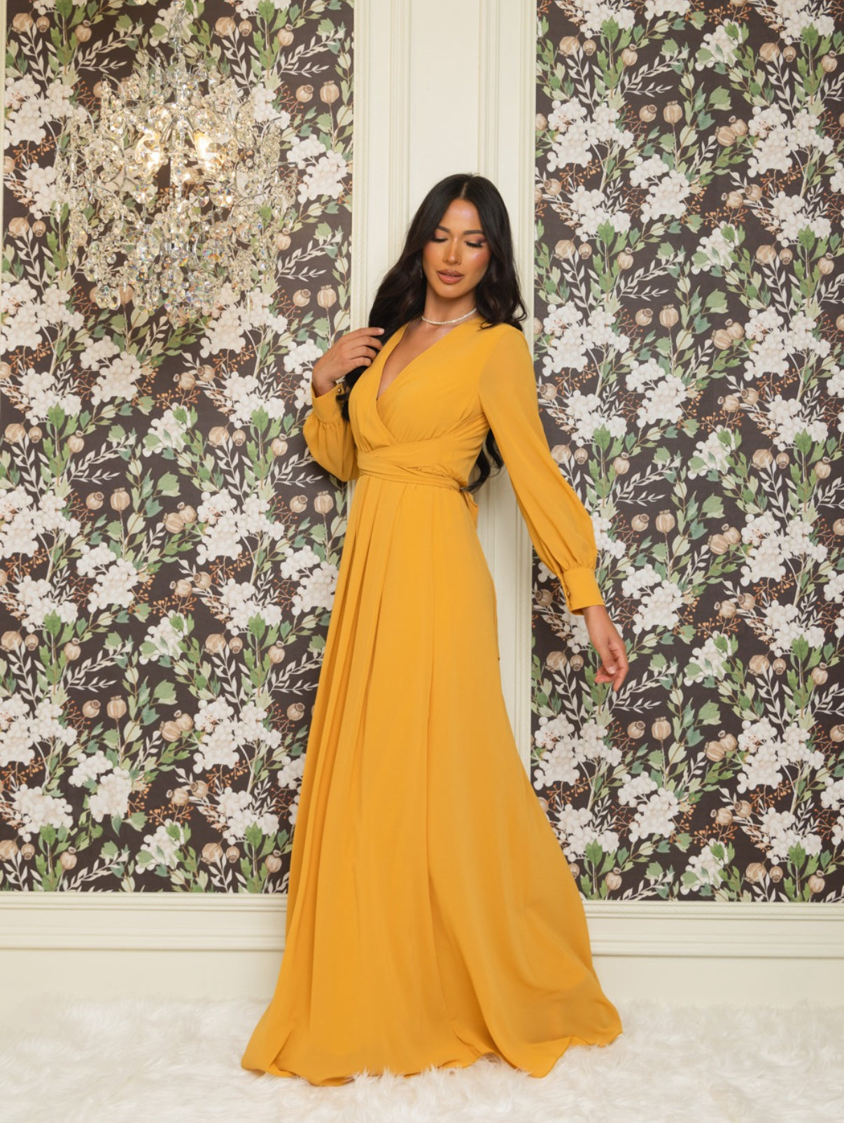 LISA VESTIDO MOSTAZA