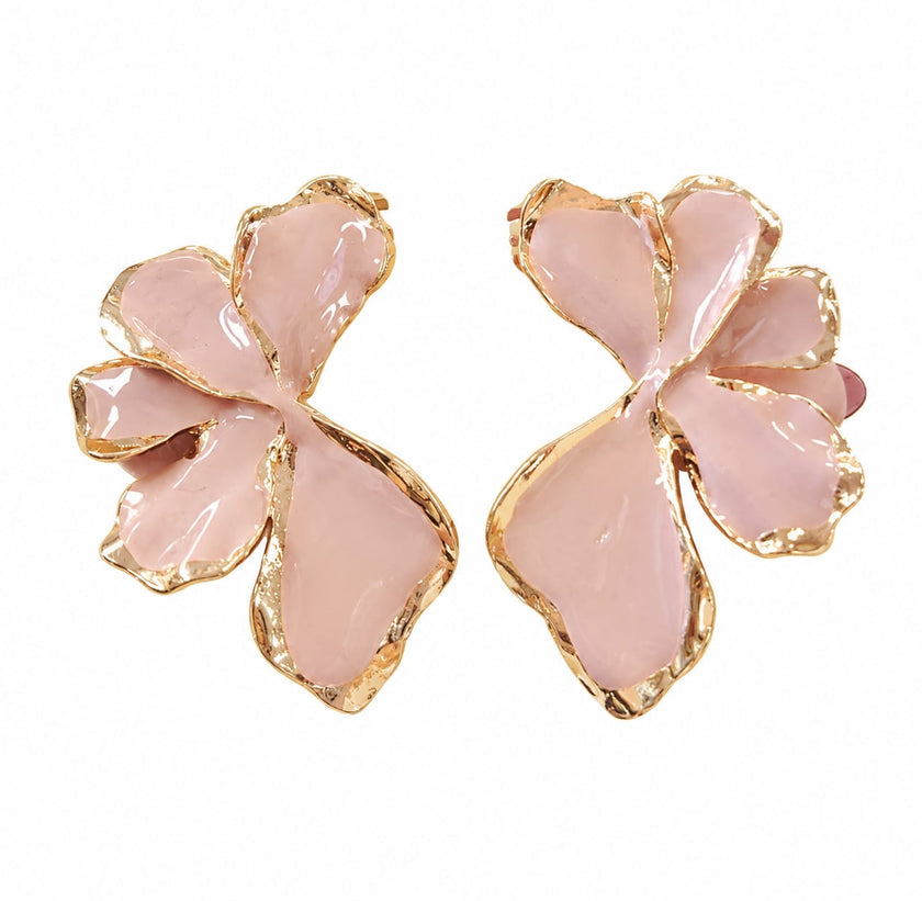 ARETE FLOR ROSA