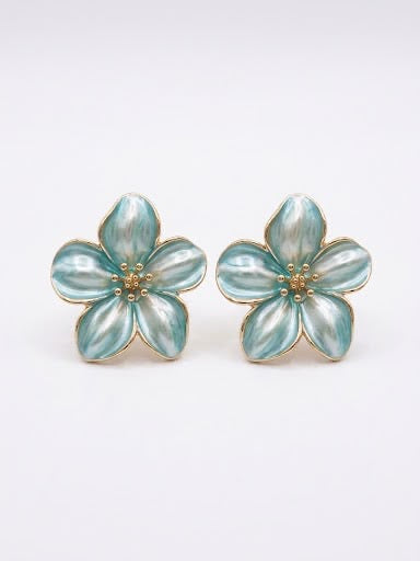 ARETE FLOR AZUL