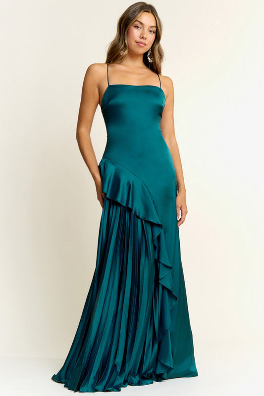 DEBORA VESTIDO VERDE ESMERALDA