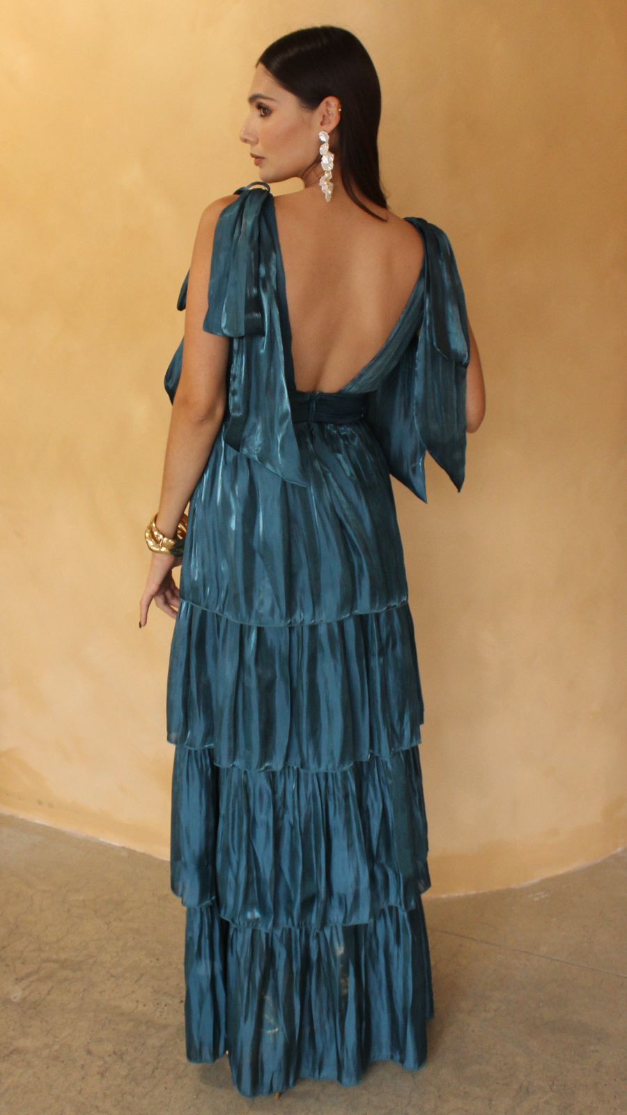 VESTIDO AZUL TEAL