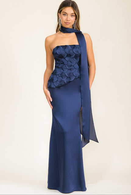 ANDREA VESTIDO AZUL MARINO