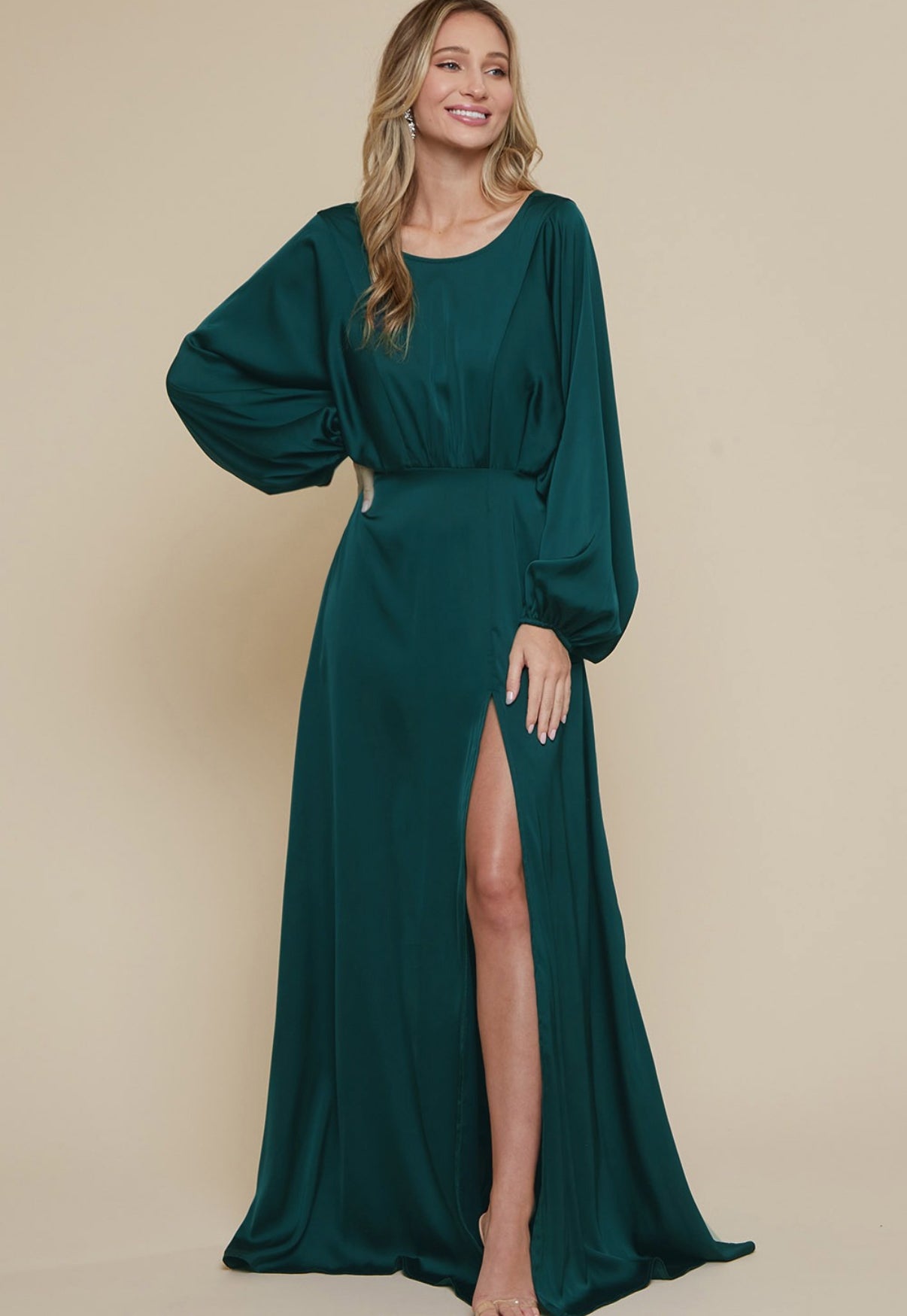 BERENICE VESTIDO VERDE ESMERALDA