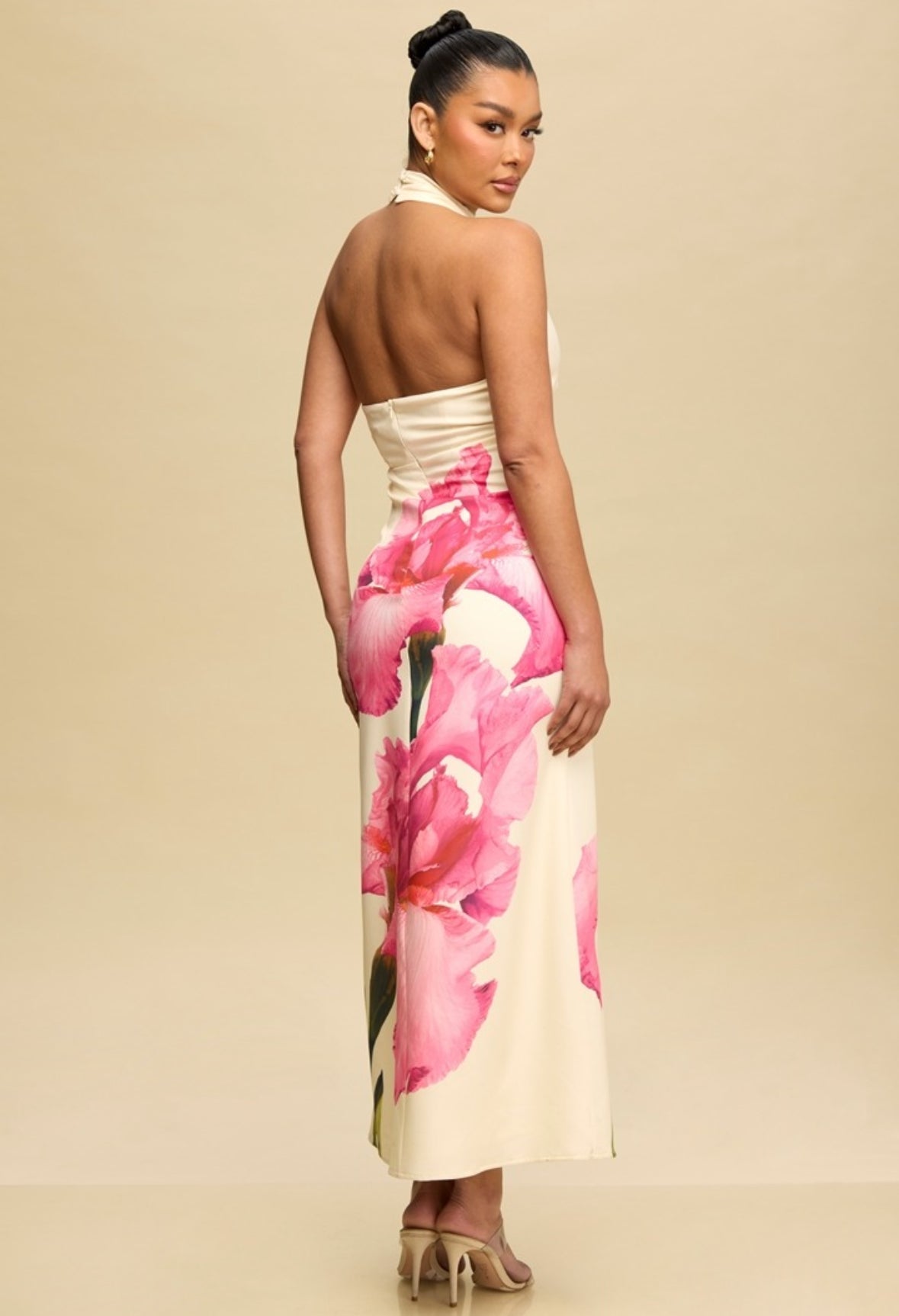 VESTIDO IVORY FLOR
