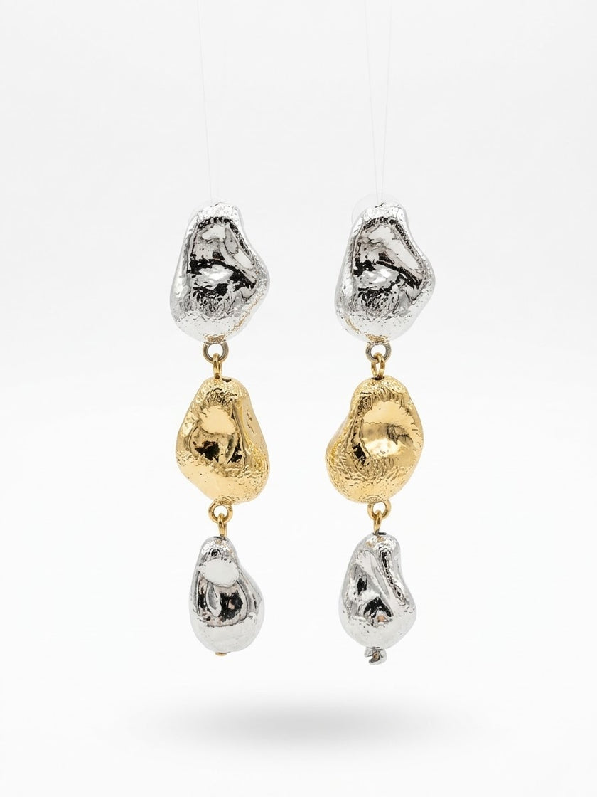 ARETE PLATA CON DORADO