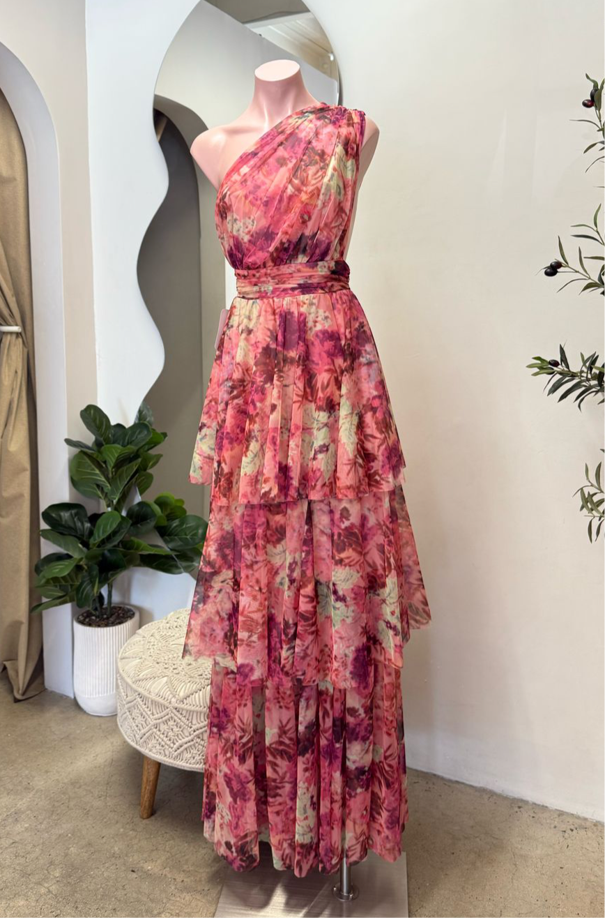 BIANCA VESTIDO ROSA ESTAMPADO