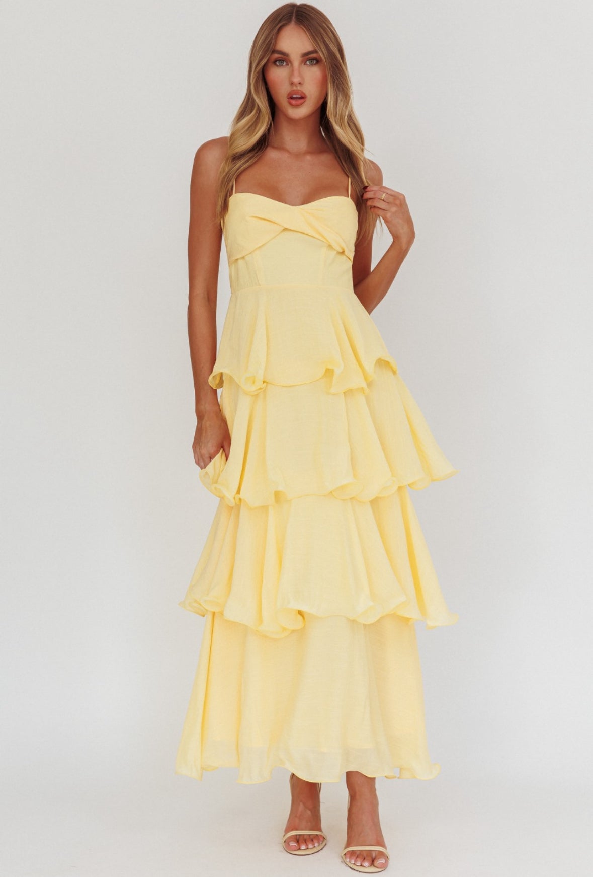 VESTIDO AMARILLO