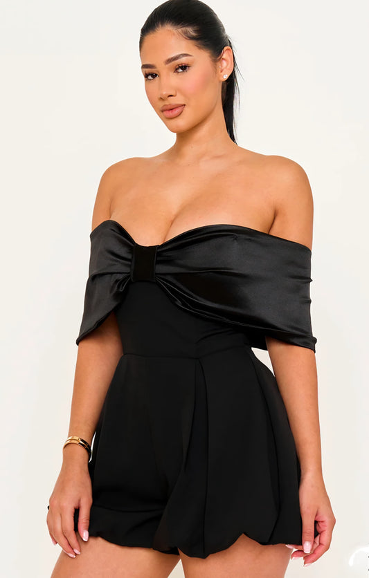 ROMPER NEGRO DE MOÑO