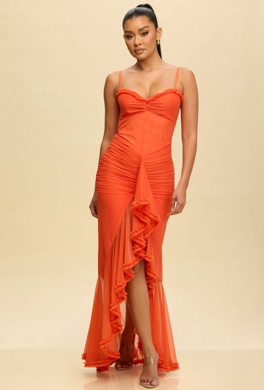 VESTIDO NARANJA