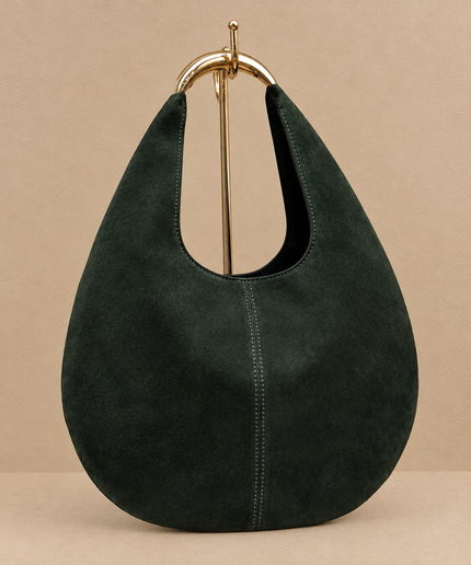 BOLSO VERDE GAMUZA